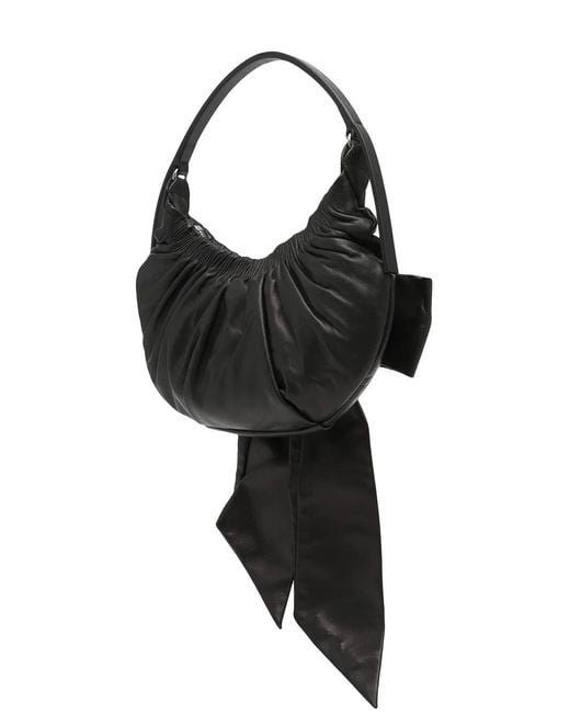 DSquared² Black Hobo Mini Bow Handbag