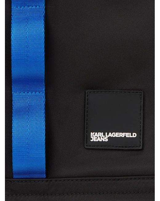 Karl Lagerfeld Rugtas in het Black voor heren