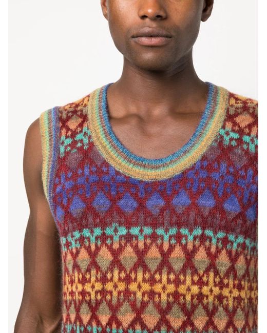 DSquared² Pullunder Mit Logo-Patch in Red für Herren