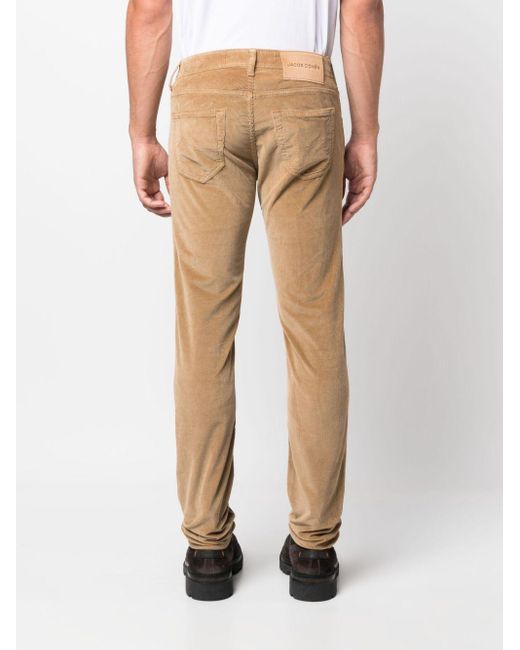 Pantalon droit en velours côtelé Jacob Cohen pour homme en coloris Natural