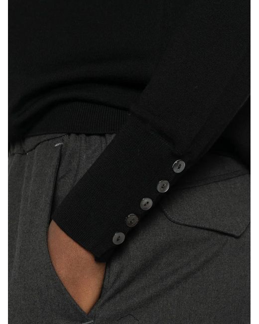 Pull À Col Roulé Alpha Studio en coloris Black