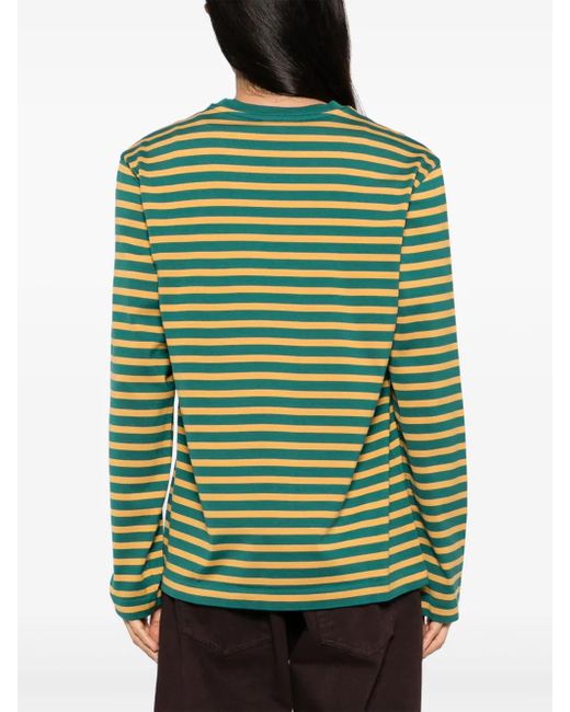 Maison Kitsuné Green Fox Head Long-Sleeved T-Shirt for men