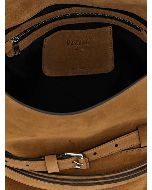 Moschino Brown Shoulder Bag