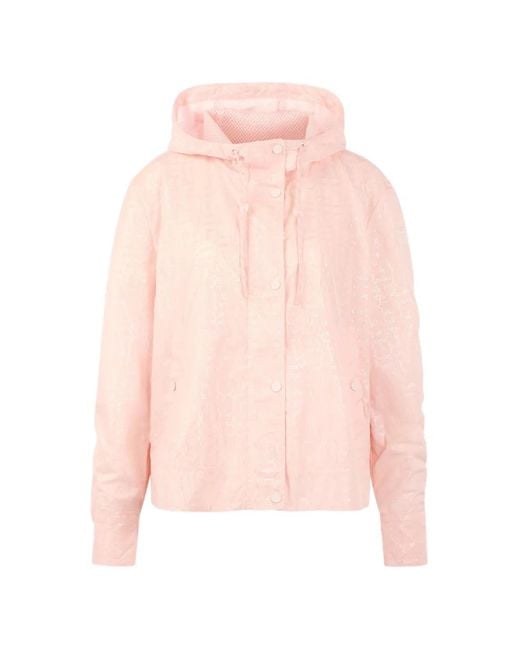 Marc Cain Pink Veste Légère À Capuche