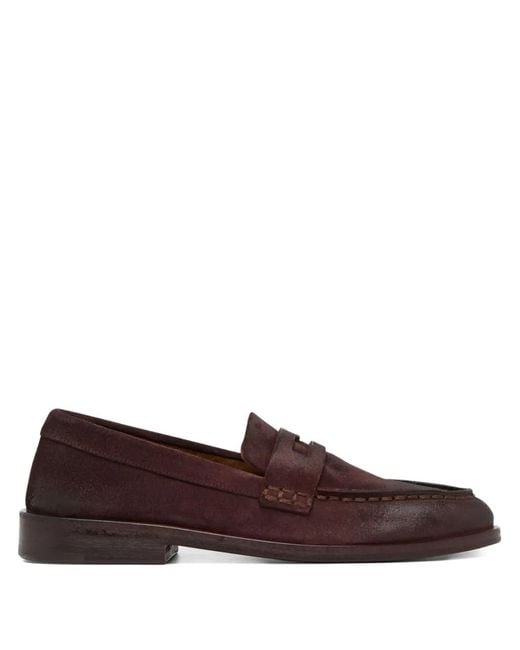 Marsèll Brown Suede Loafers