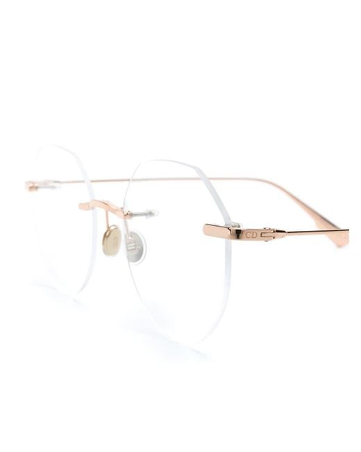 Dior rimless sunglasses clearance