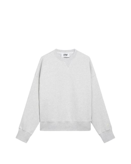 Golden Goose Deluxe Brand White Star Crystal-Embellished Sweater