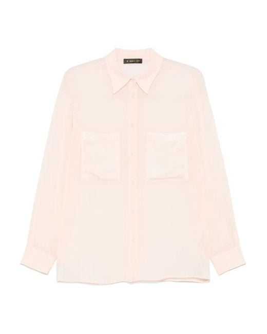 Manuel Ritz Pink Sheer Shirt
