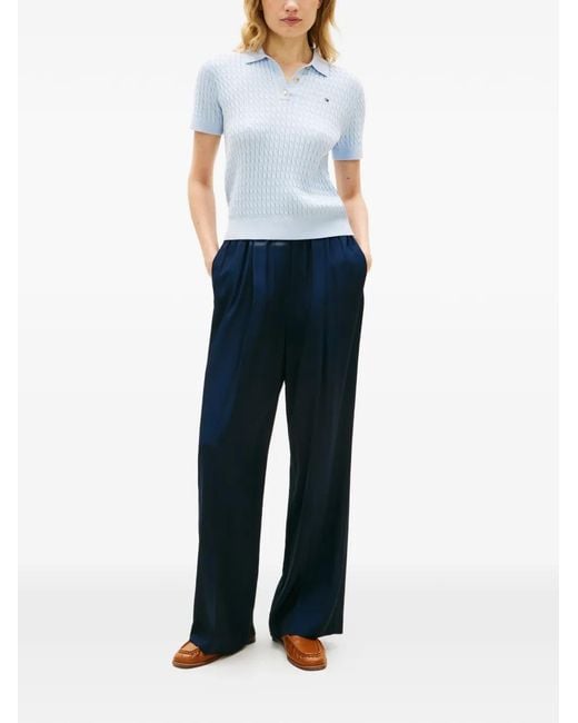 Tommy Hilfiger Blue Elasticated Trousers