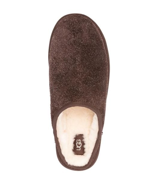 Ugg Brown Shaggy Slippers for men