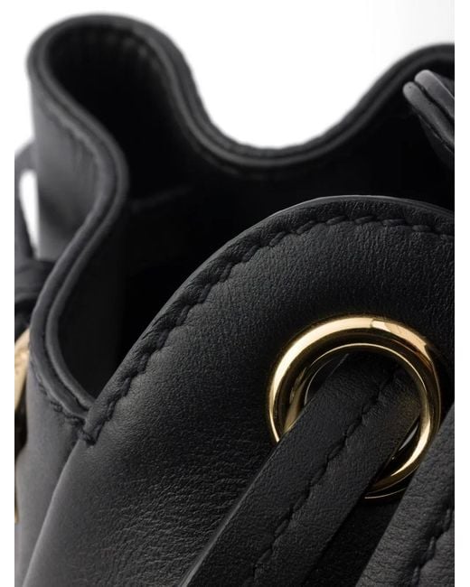 Prada Black Carry Medium Leather Shoulder Bag