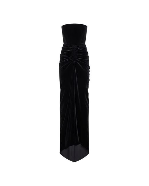 alex perry long black dress Alex Perry Lane Long Sleeve Cape Gown