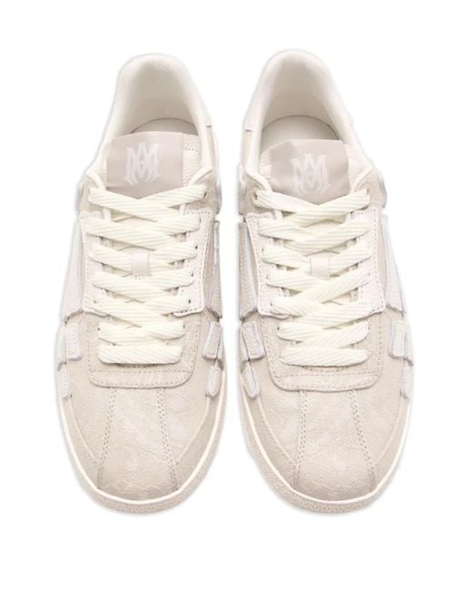 Amiri White Pacific Bones Low-Top Sneakers for men