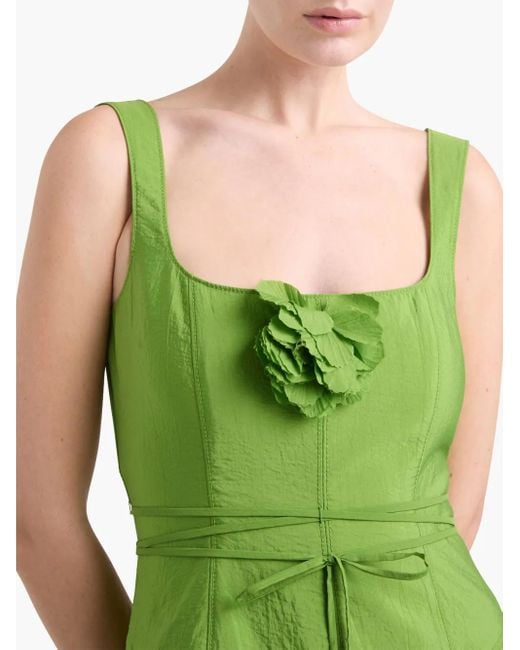 Cinq À Sept Green Maxikleid Mit Blumendetail