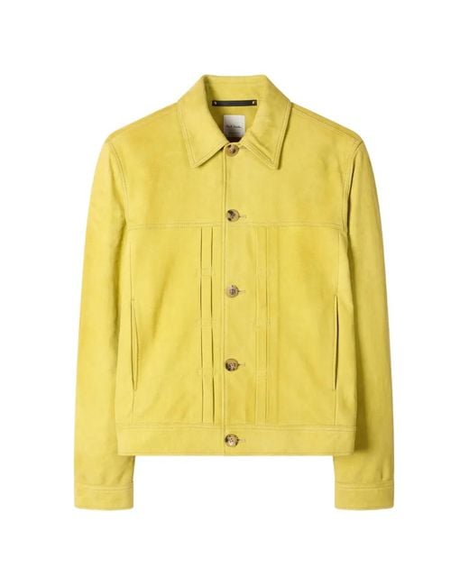 Paul Smith Yellow Buttoned Jacket for men