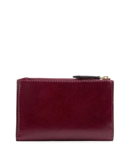 The Bridge Purple Leather Wallet