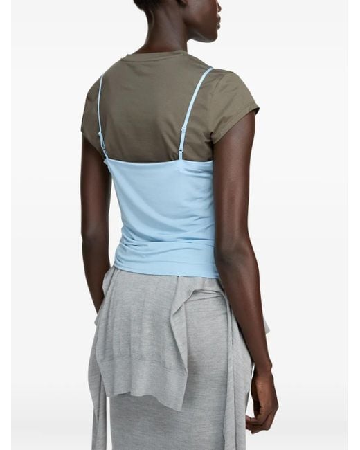 Acne Green Layered Top