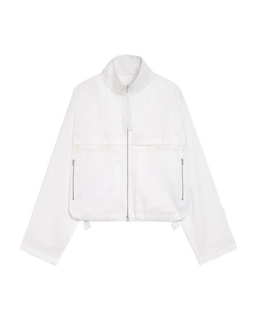 Jil Sander White Lightweight Jacket