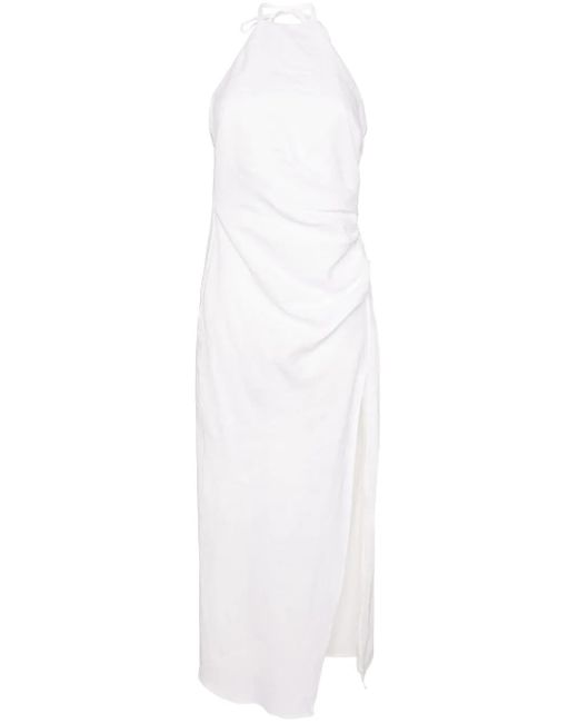 Reformation Sadey リネンドレス White