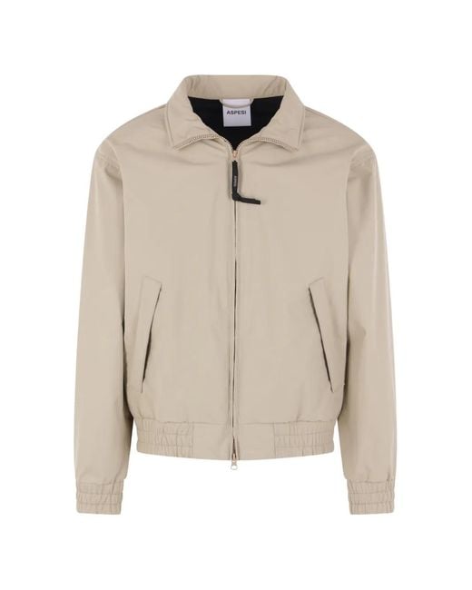 Aspesi Natural Elasticated-Trim Jacket for men