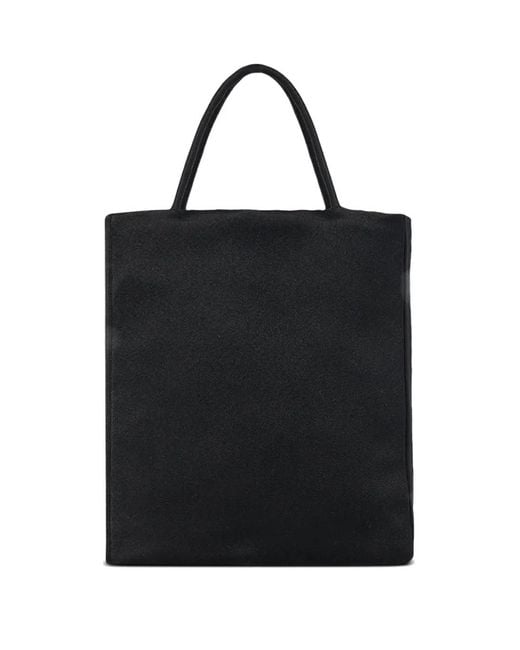 The Row Black Mini Cecily Tote Bag