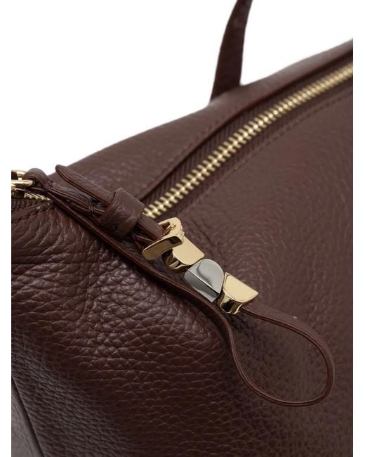 Coccinelle Brown Nory Leather Tote Bag
