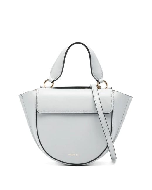 Wandler White Hortensia Piccola Tote Bag