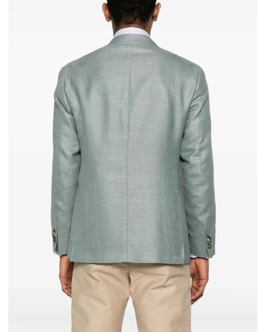 Canali Twill Blazer in het Blue voor heren