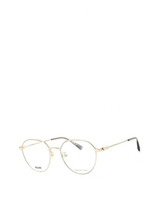 Moschino Natural Geometric-Frame Glasses