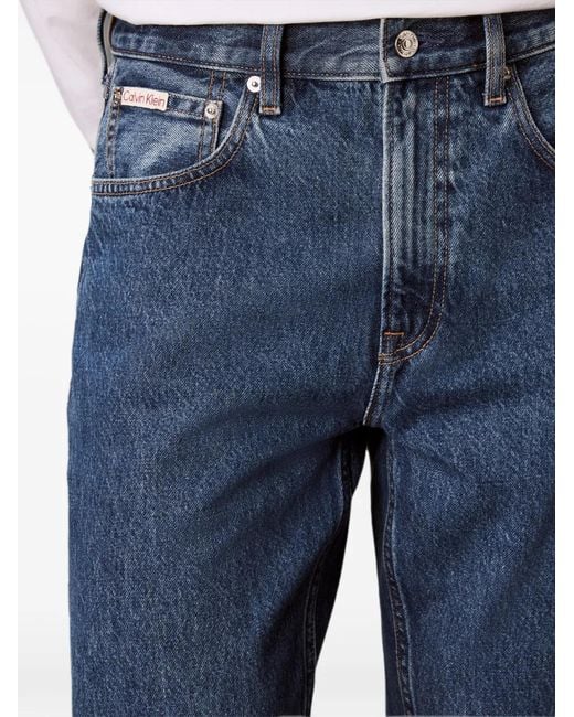 Calvin Klein Blue 90S Straight Jeans for men