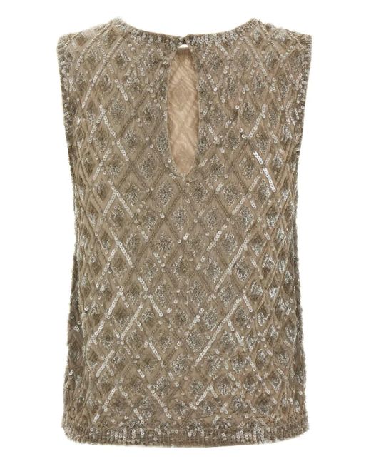 P.A.R.O.S.H. Brown Gild Top