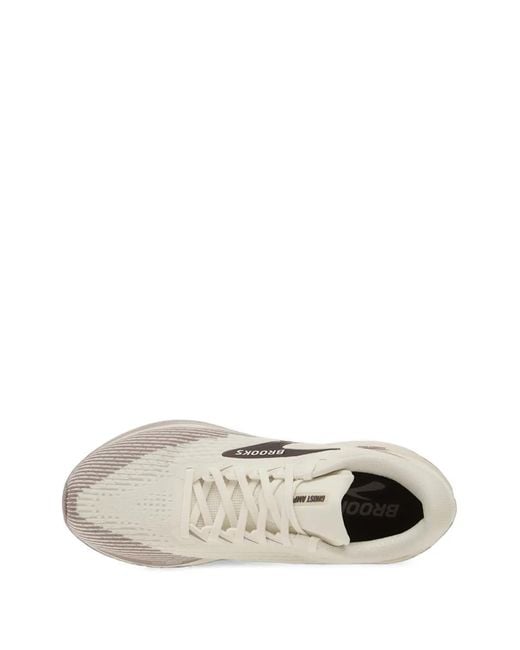 Brooks White Ghost Amp Sneakers for men