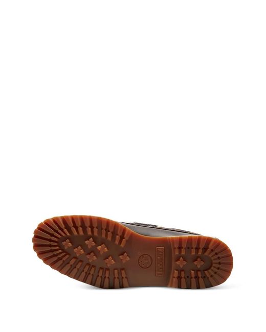 Timberland Brown Leather Boat Shoes for men