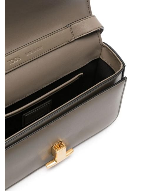 Tod's Gray T Timeless Cross Body Bag