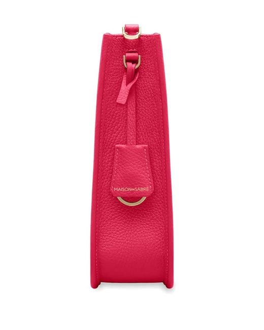 Maison De Sabre Pink Sac Porté Épaule En Cuir
