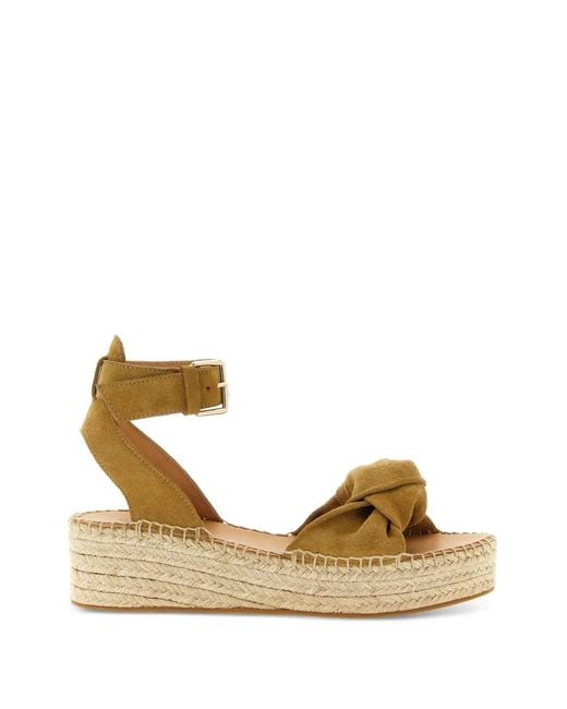 Odissi Metallic Espadrilles Bella À Talon