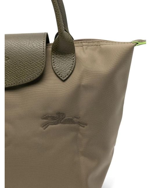 Longchamp Green Small Le Pliage Tote Bag