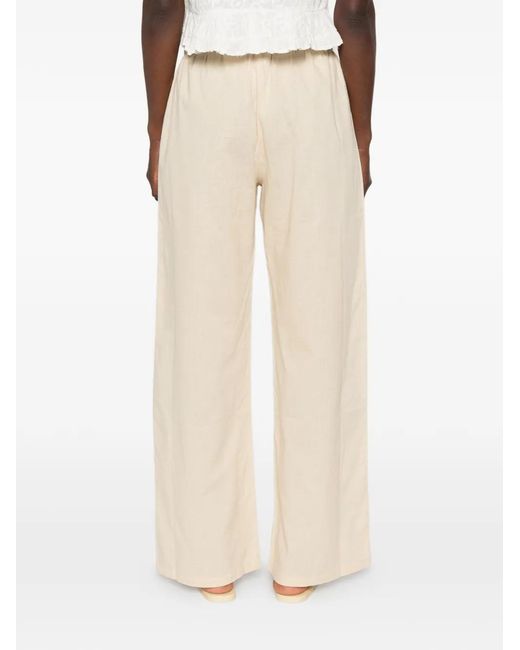 Maison Labiche White Patch-Pockets Trousers