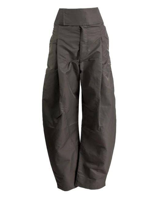 J.W. Anderson Gray High-Waist-Hose mit Bundfalten