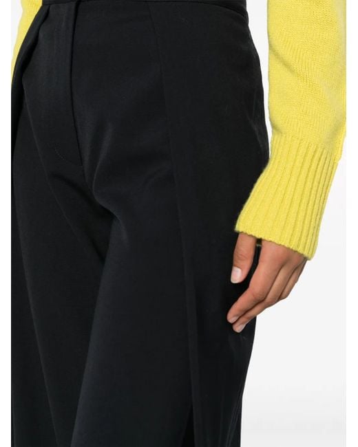 Studio Nicholson Black Malar Straight-Leg Trousers
