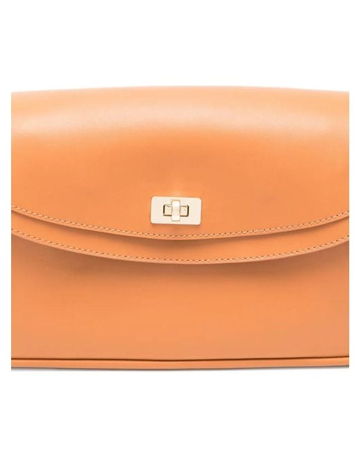 Sandro Leren Schoudertas in het Brown