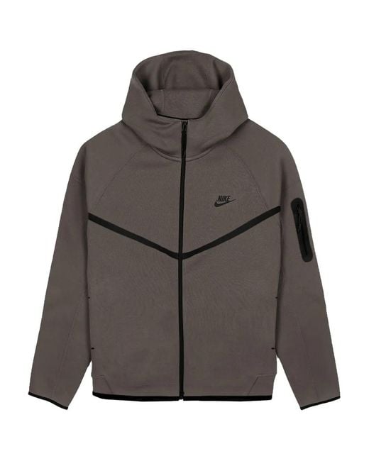 Nike Gray Tech Zip Jacket for men