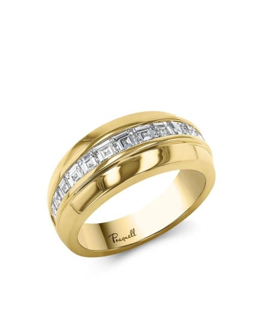 Anillo Manhattan en oro amarillo de 18 ct con diamantes Pragnell de color Metallic