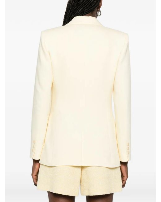 Maje Natural Double-Breasted Suit Jacket