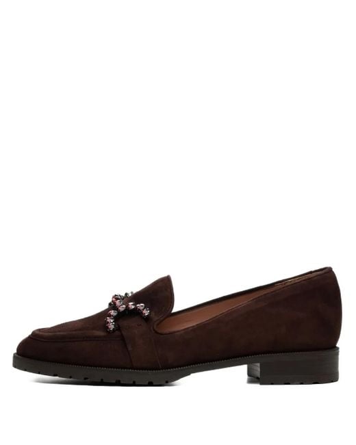 Poche Paris Suede Loafers Brown