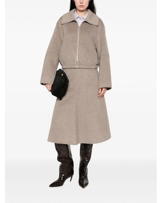 Susanne Bommer Brown Zip-Up Jacket