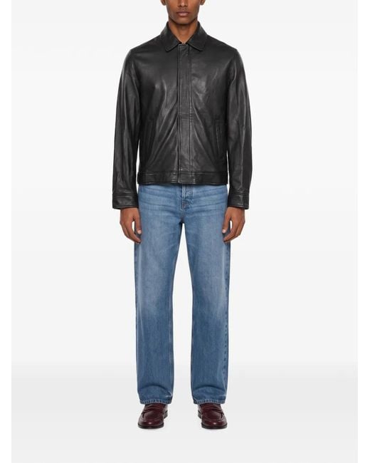 Jonathan Simkhai Black Leather Jacket for men