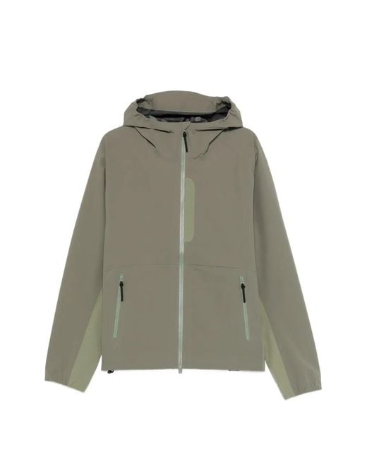 Hiking Patrol Green Arc Hooded Zip Jacket for men