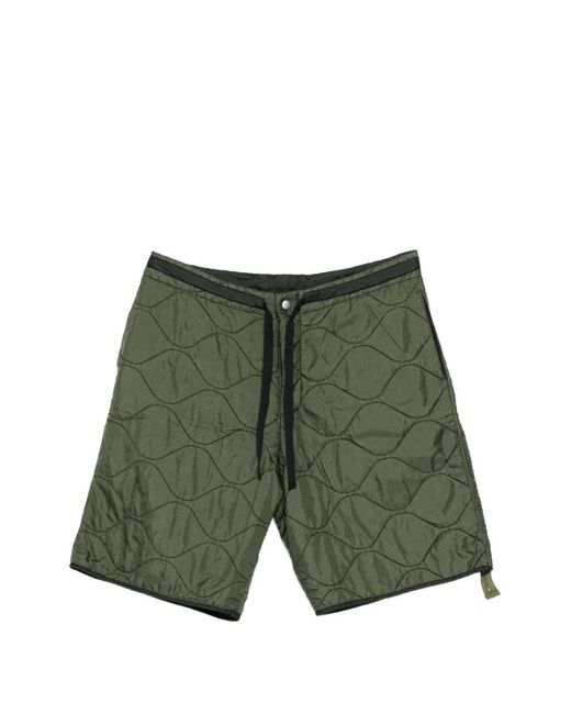 Oamc Peacemaker Green Combat Shorts for men