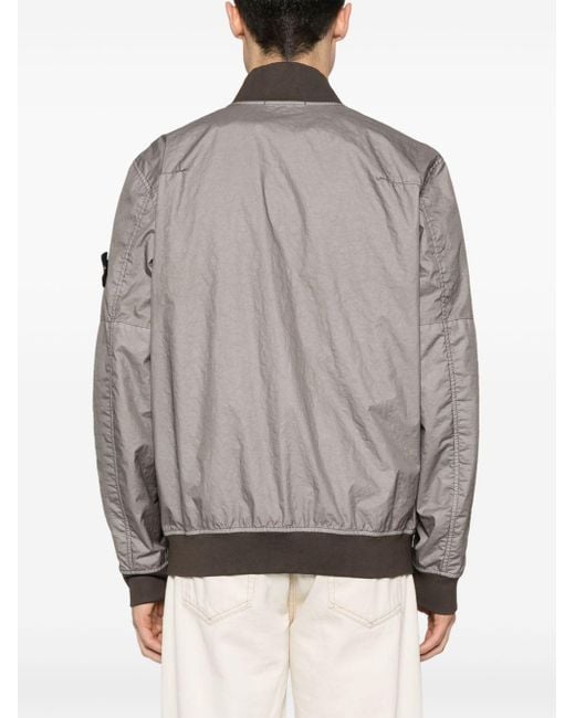Stone Island Gray Membrana 3L Tc Jacket for men
